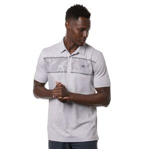 Travis Mathew Make Camp Palm Leaf polo golf shirt